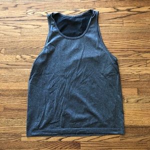 LULULEMON GRAY METAL VENT TECH TANK